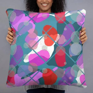 80s Memphis Style Pillows and Cushions by BillingtonPix