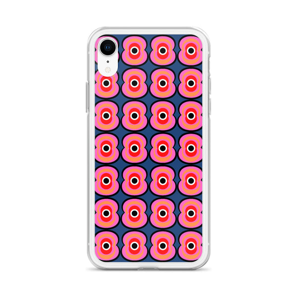 iPhone Case | Pink Retro Poppies