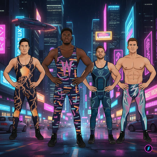 Neon City Renegades - new pro wrestling team with accompanying activewear clothing