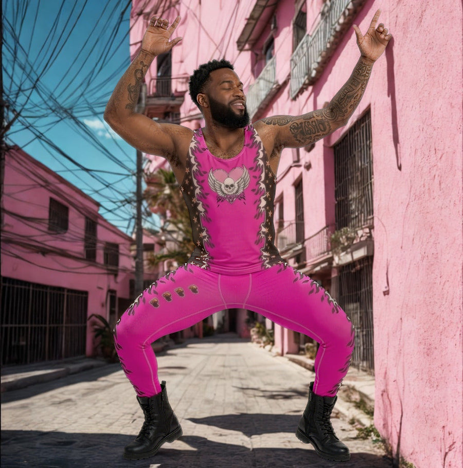 Leggings de lucha libre y cosplay para hombre