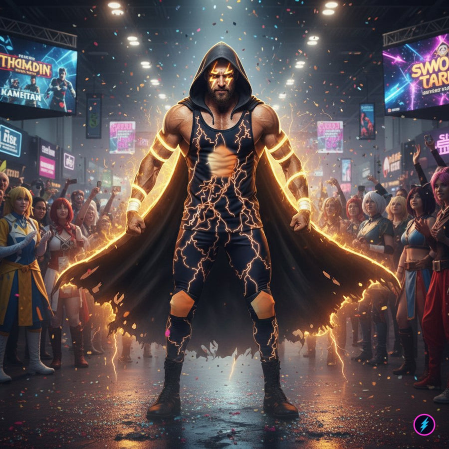 Costumes de catch Halloween & looks cosplay néon pour hommes