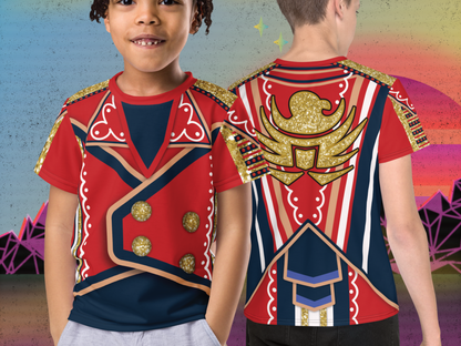 Conjunto de leggings a juego patrióticos de héroe de la lucha libre, atuendo para padres e hijos