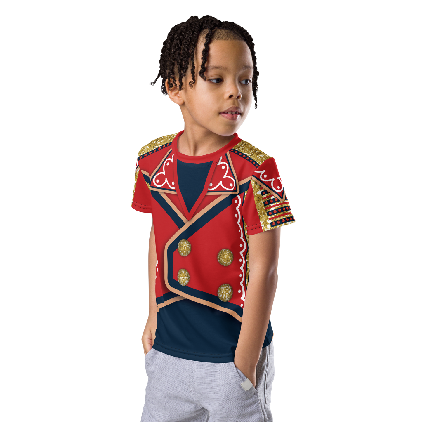 Conjunto de leggings a juego patrióticos de héroe de la lucha libre, atuendo para padres e hijos