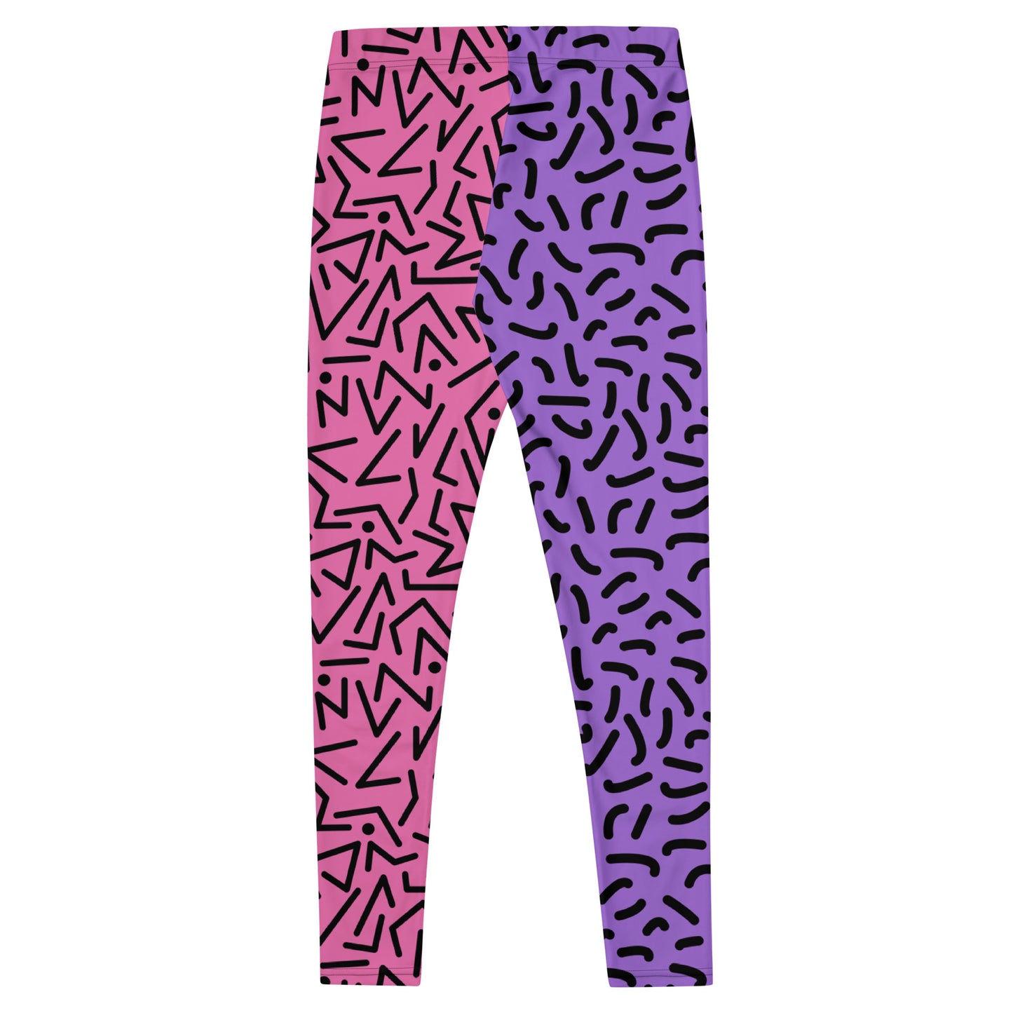 Leggings estilo Memphis morado