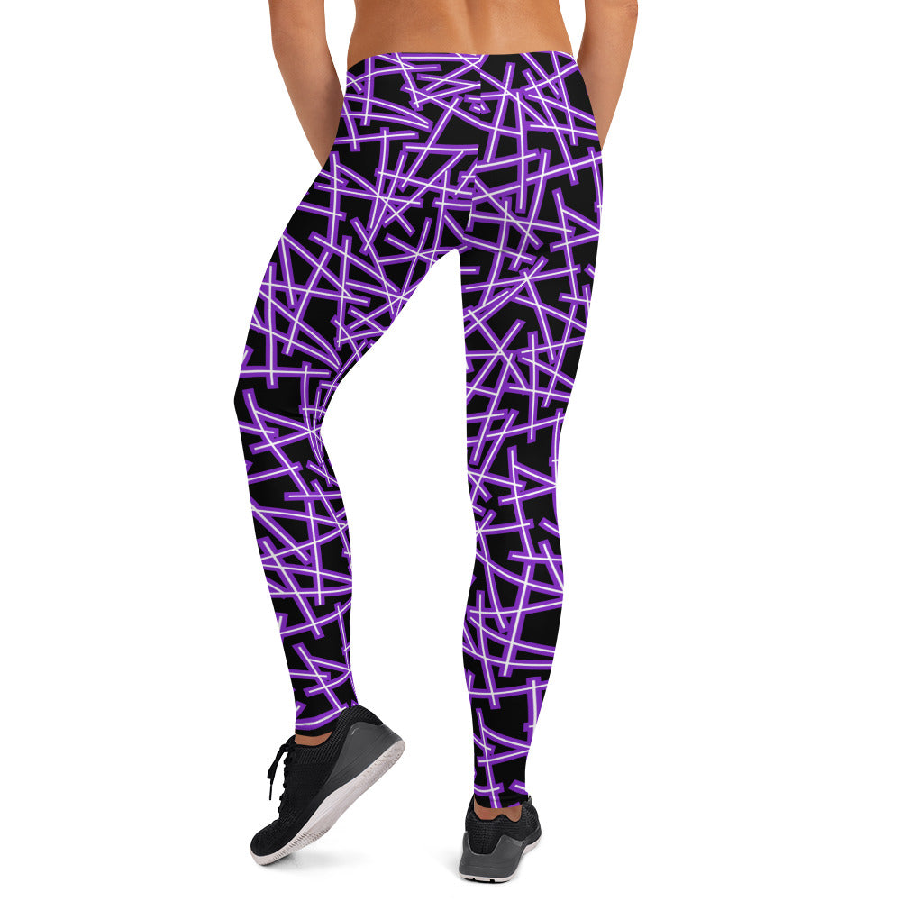 Leggings, neón morado