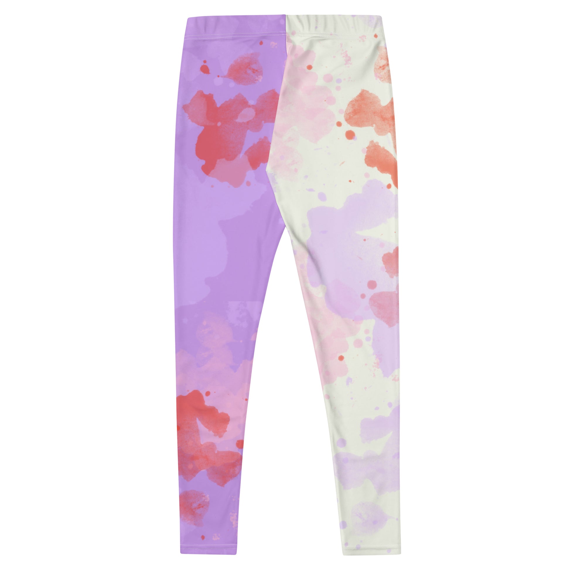 Creepy cute soft pastel leggings with blood stains for cosplay and fancy dress. Yami kawaii style athleisurewear by BillingtonPix