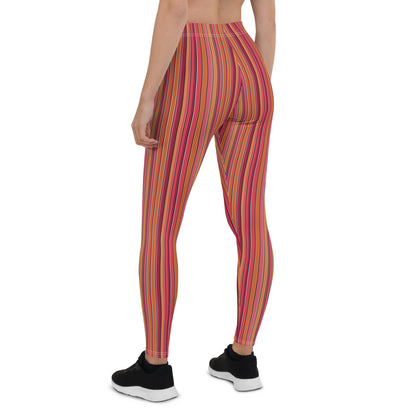 Leggings, Funky Rayas Naranja