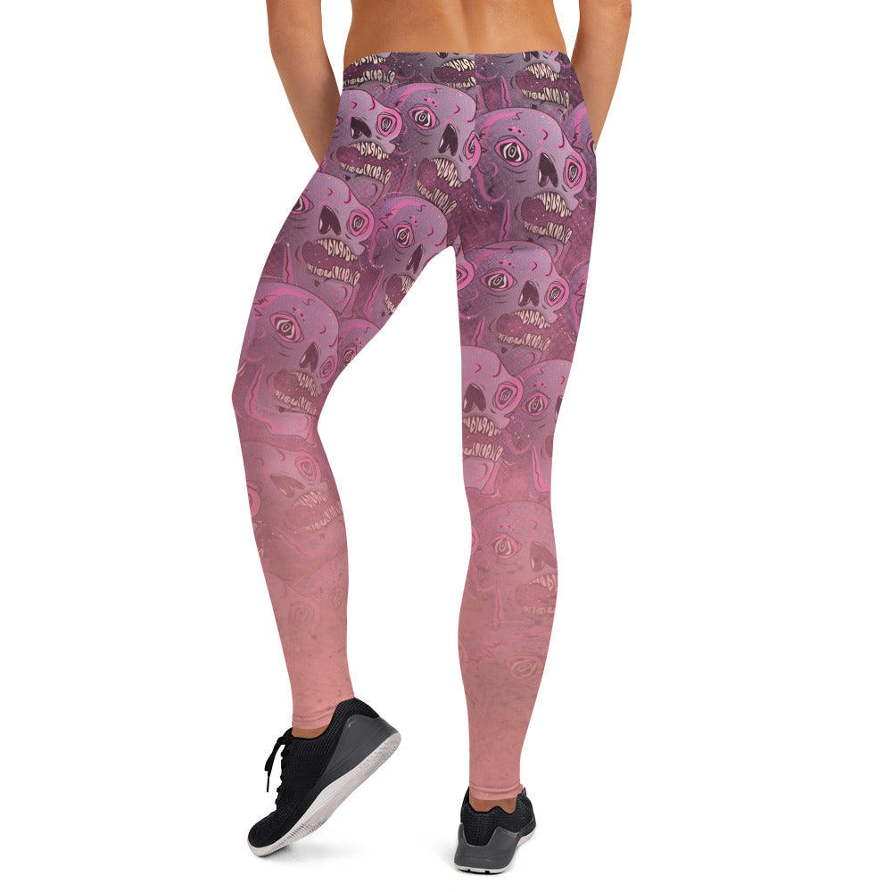 Leggings, Weirdcore Skulls