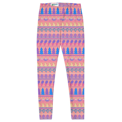 Leggings navideños Fairisle Pink