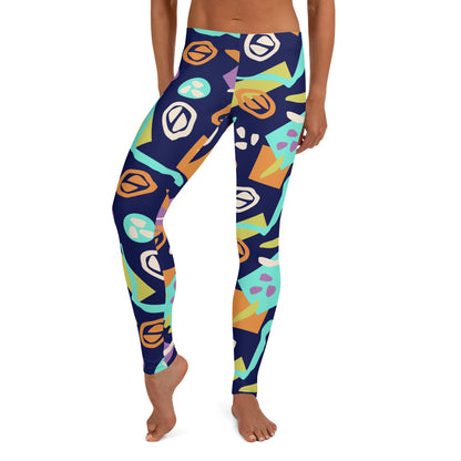 Leggings, Memphis Shapes