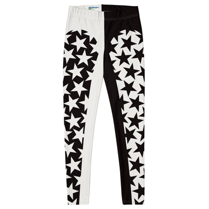 Leggings, estrellas negras