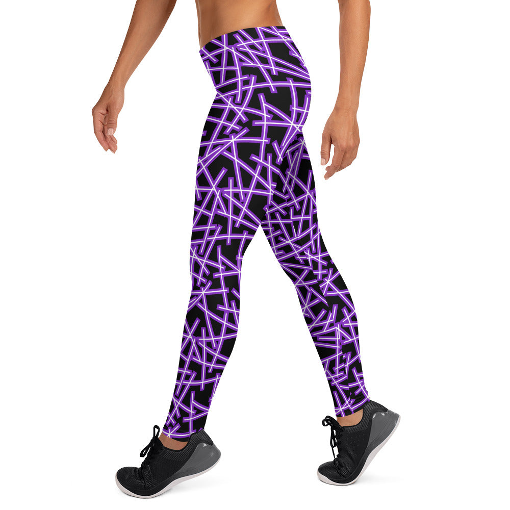 Leggings, neón morado