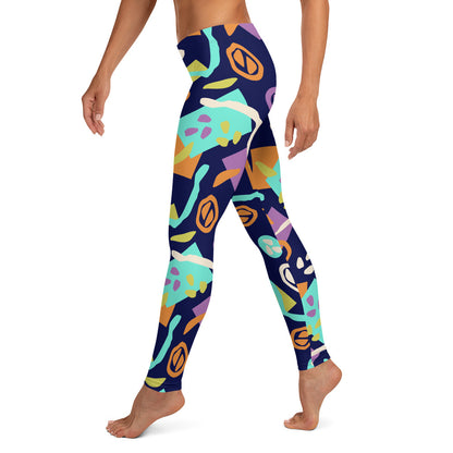 Leggings, Memphis Shapes