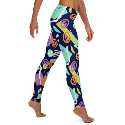 Leggings, Memphis Shapes