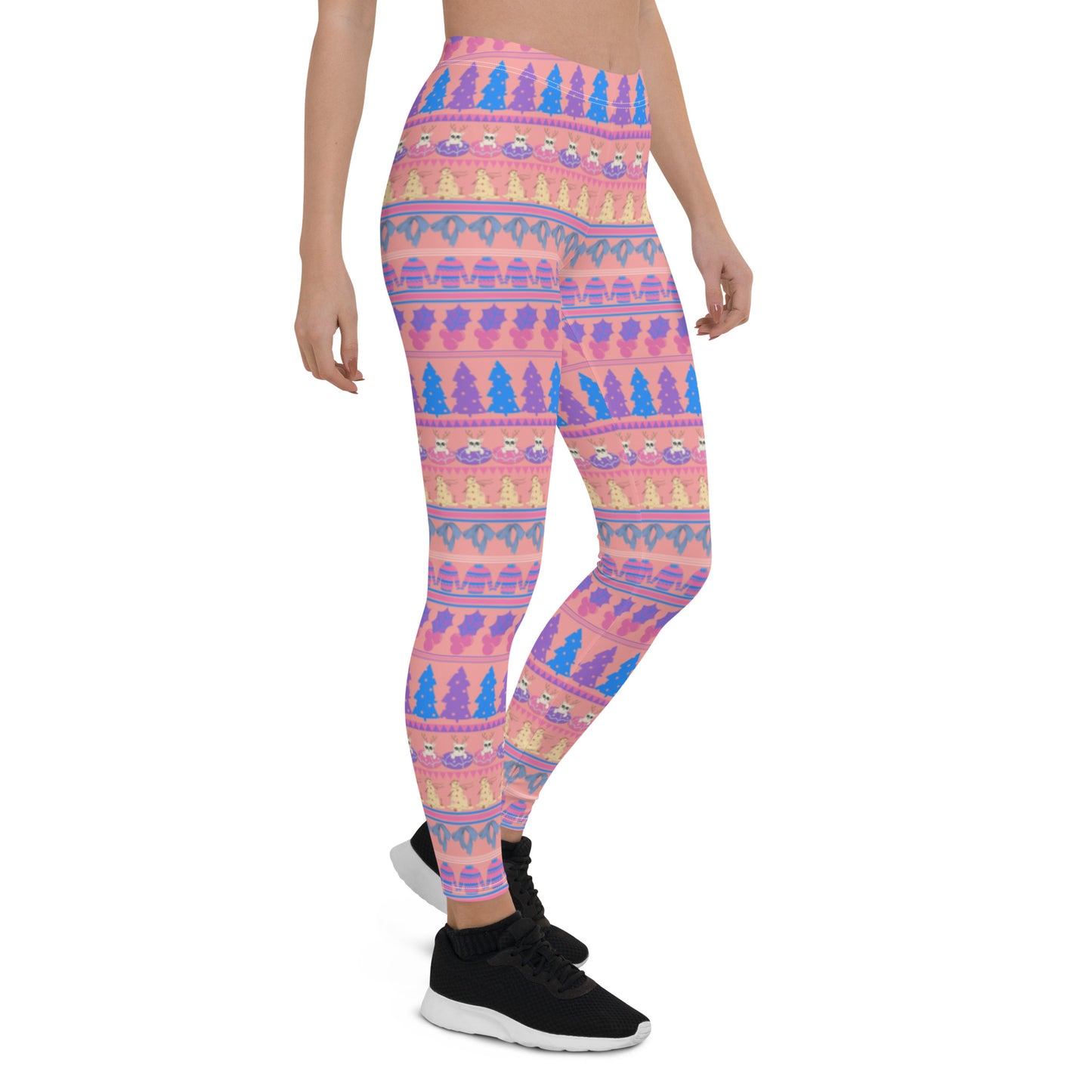 Leggings navideños Fairisle Pink