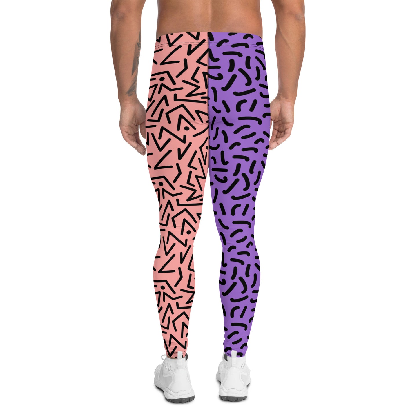 Leggings für Herren im Memphis-Stil