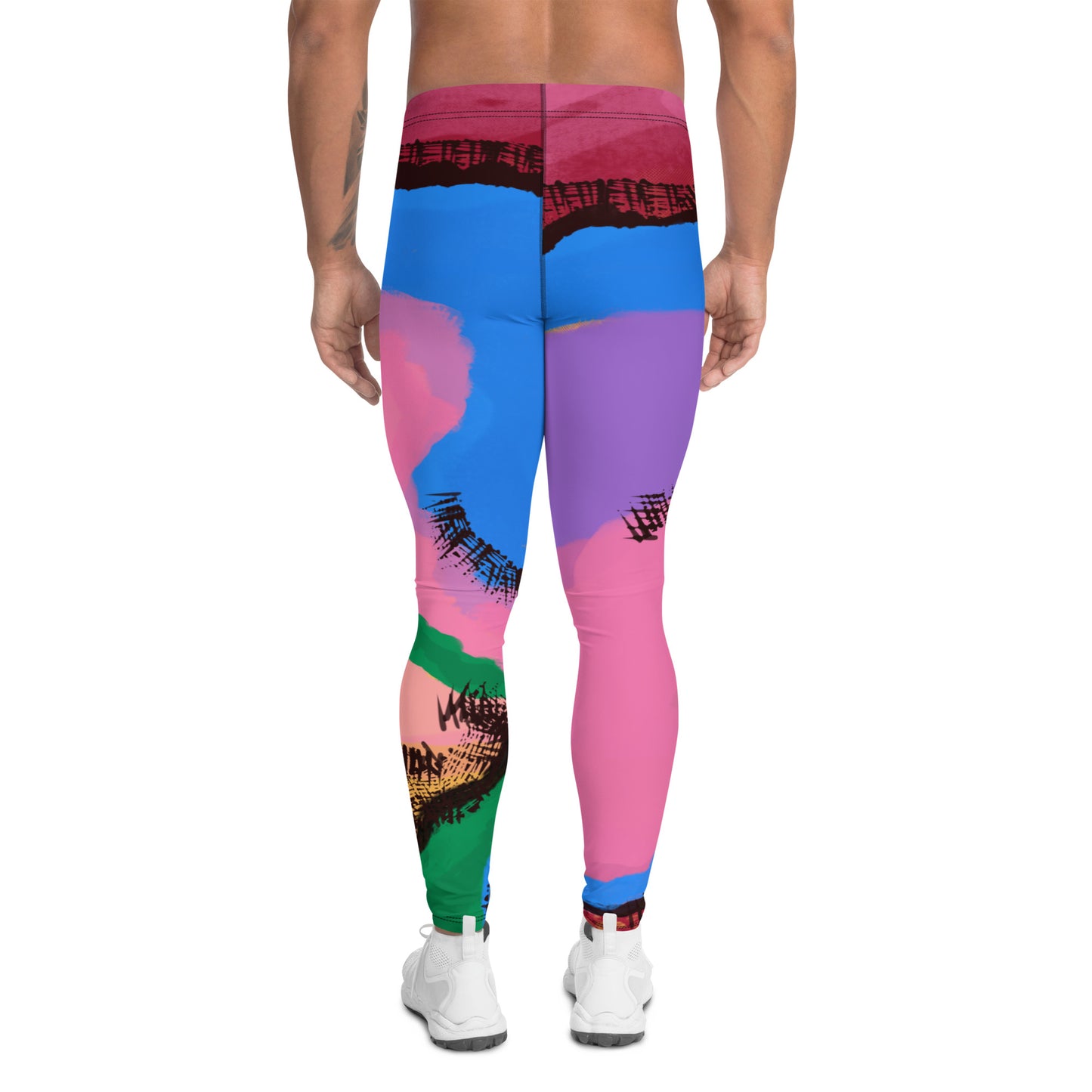 Mens Leggings, Abstract Art