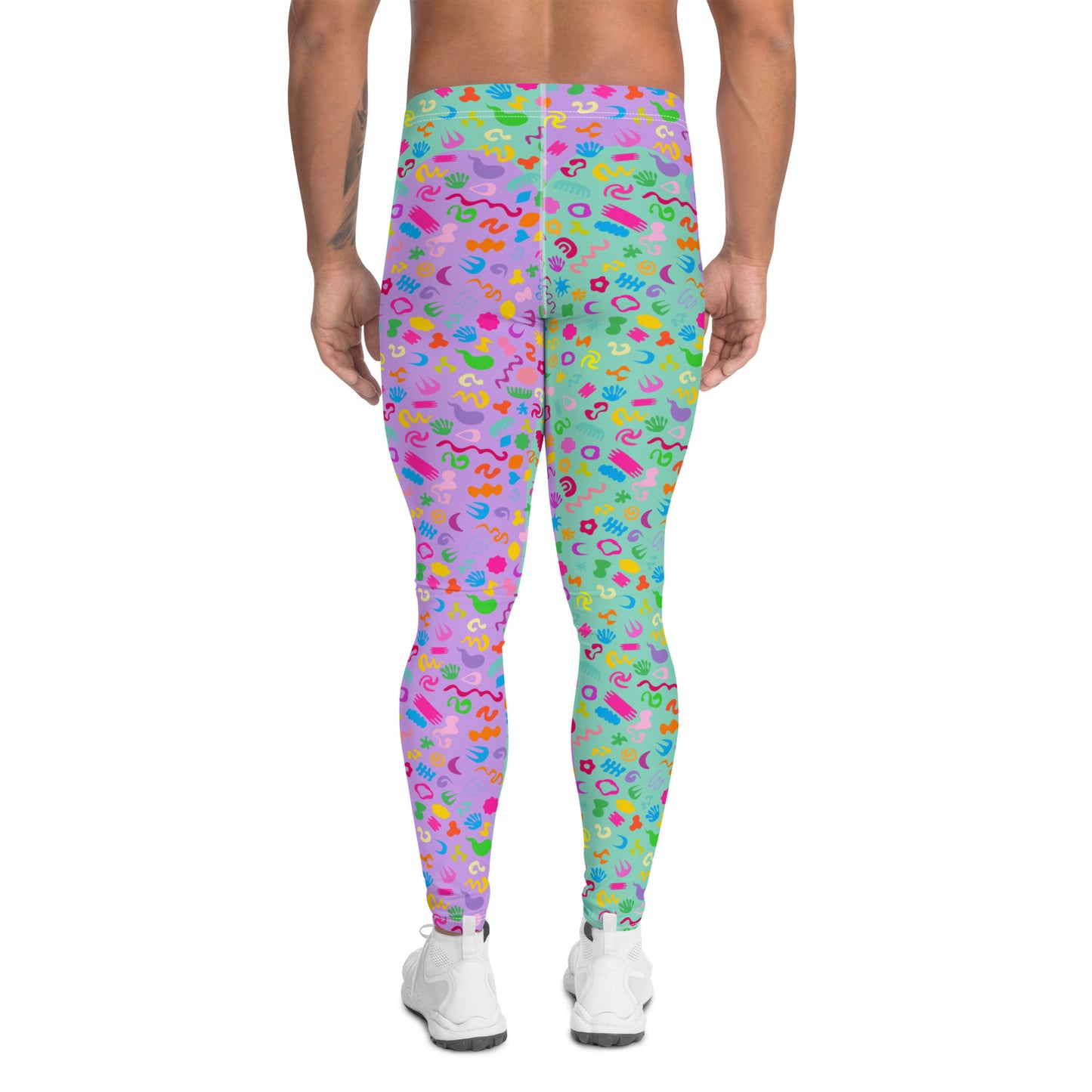 Leggings para hombre, color morado de Clowncore