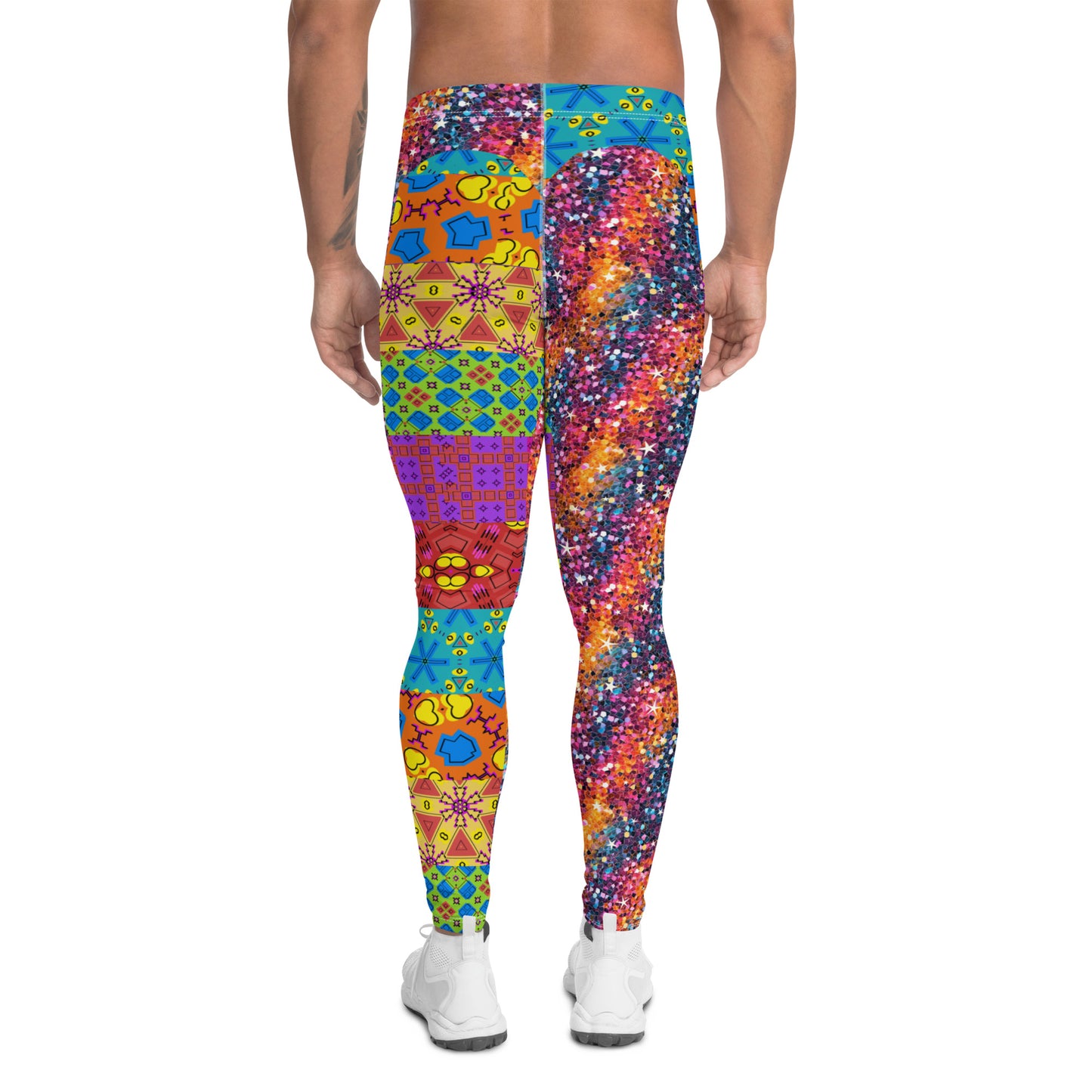 Herren Leggings, Kitsch Glitzer