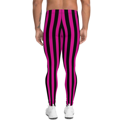 Herren Leggings, Gestreifter Bösewicht