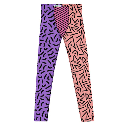 Leggings estilo Memphis para hombre