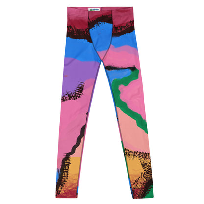 Herren Leggings, Abstrakte Kunst