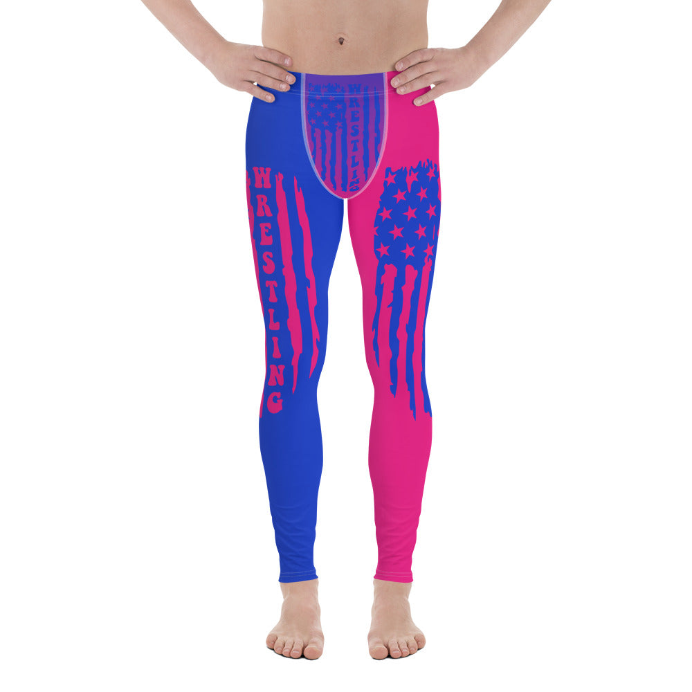 Herren Leggings, Patriotisch Amerikanisch