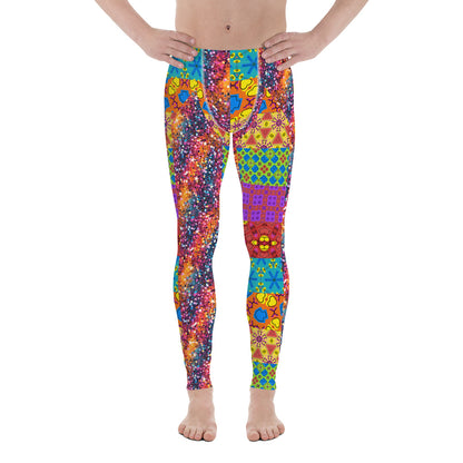 Mens Leggings, Kitsch Glitter