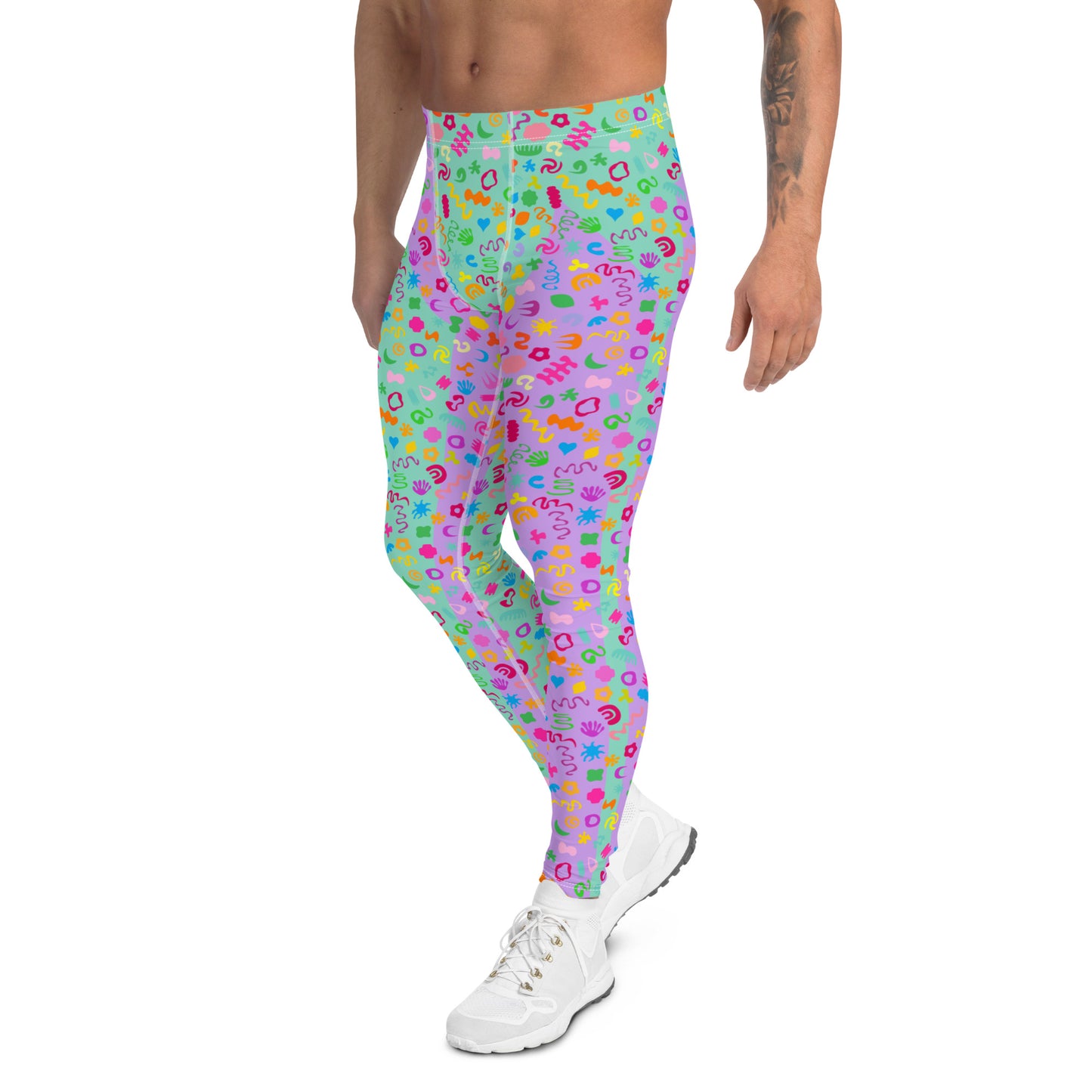 Leggings para hombre, color morado de Clowncore