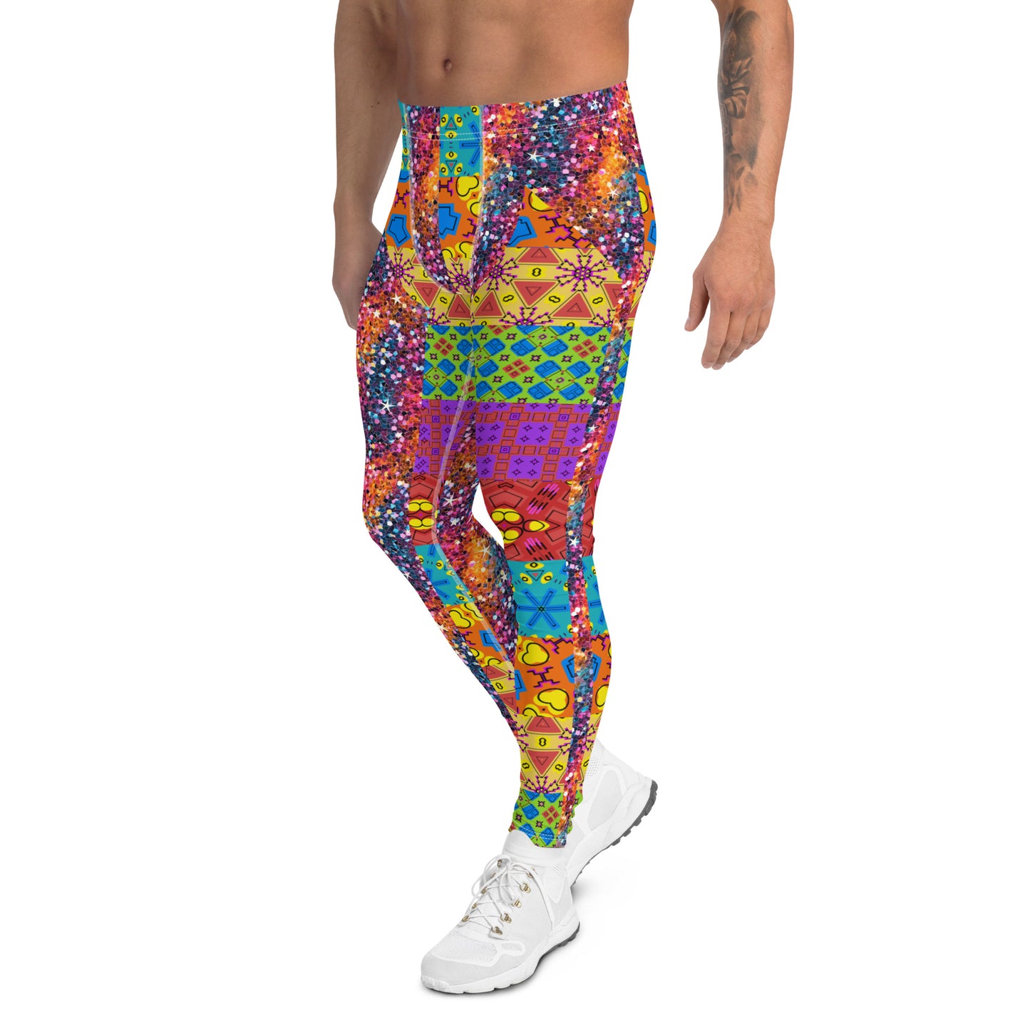 Mens Leggings, Kitsch Glitter