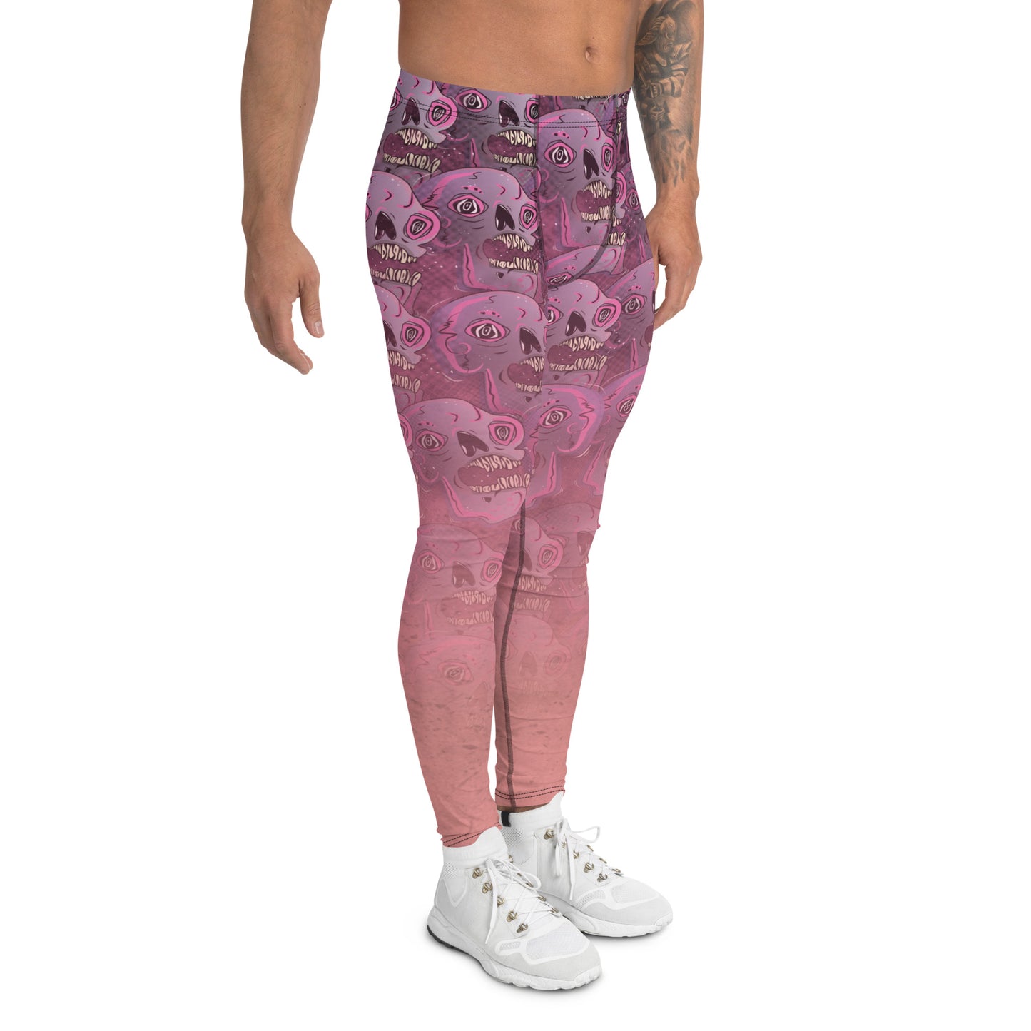 Mens Leggings, Weirdcore Skulls