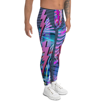 Leggings para hombre, atuendo psicodélico para ir a discotecas