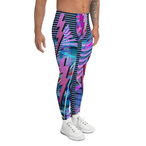 Mens Leggings Trippy Clubbing Outfit