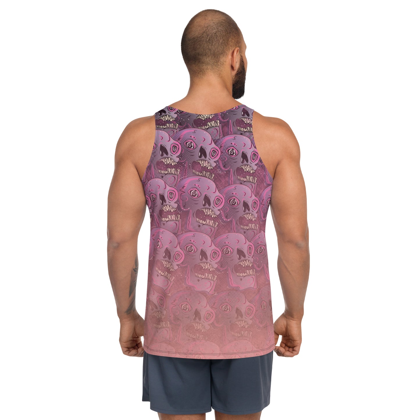 Tanktop für Herren, Weirdcore Skulls