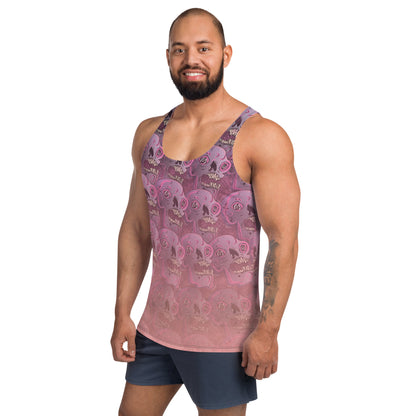 Tanktop für Herren, Weirdcore Skulls