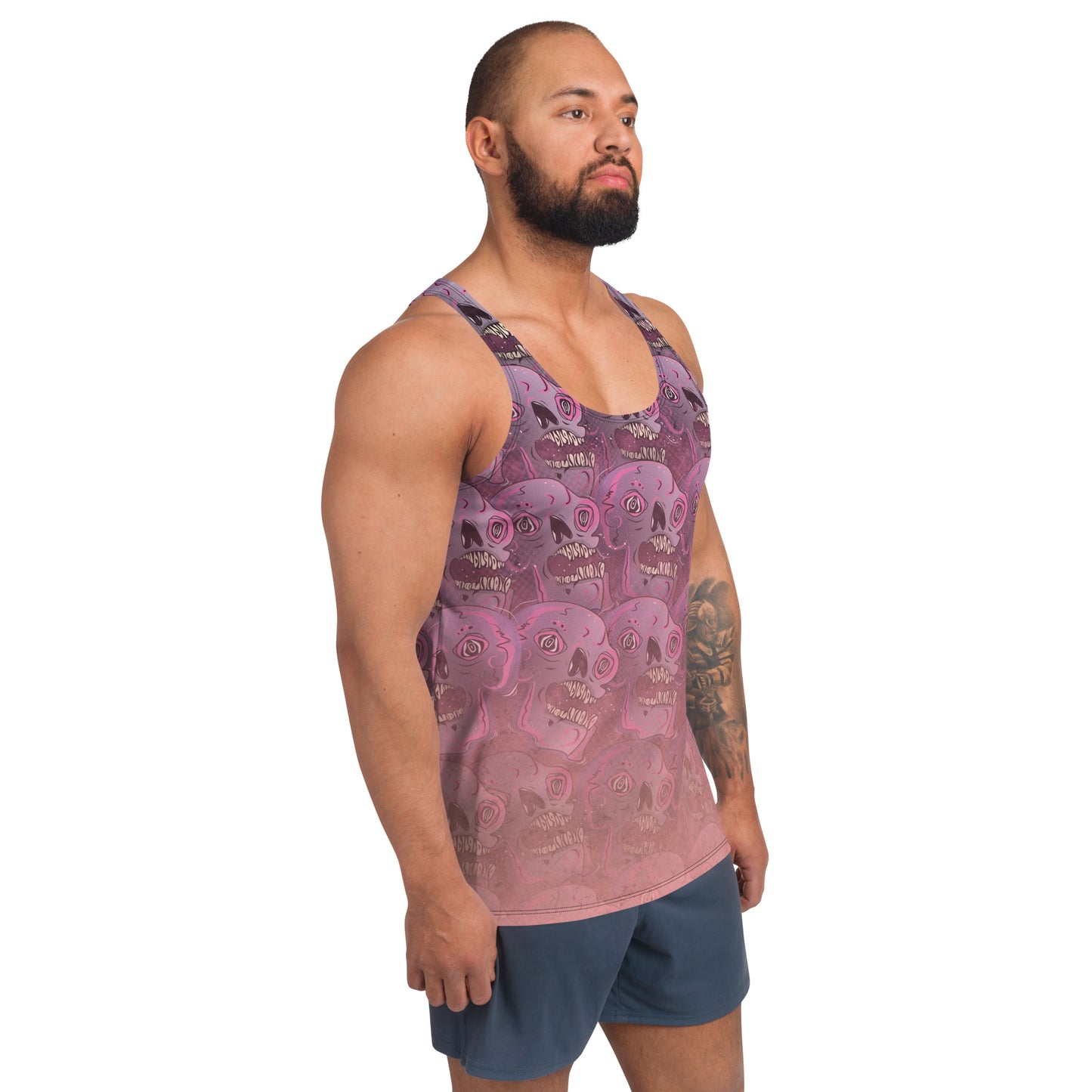 Mens Tank Top, Weirdcore Skulls