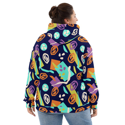 Unisex Kapuzenpullover Memphis Formen