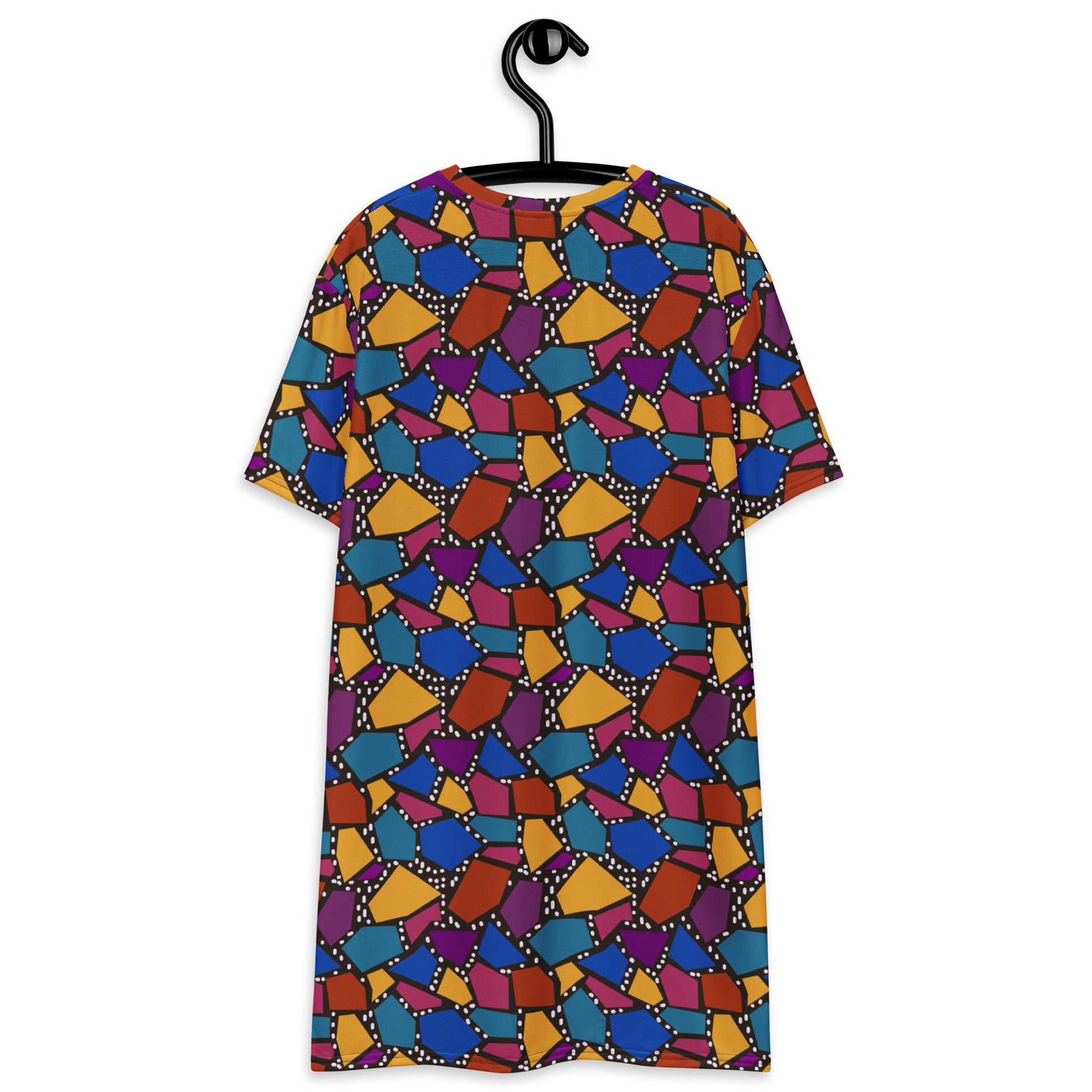 multicolor t shirt dress Multicolor Atlantic Rainforest Organic Cotton T-Shirt Midi Dress