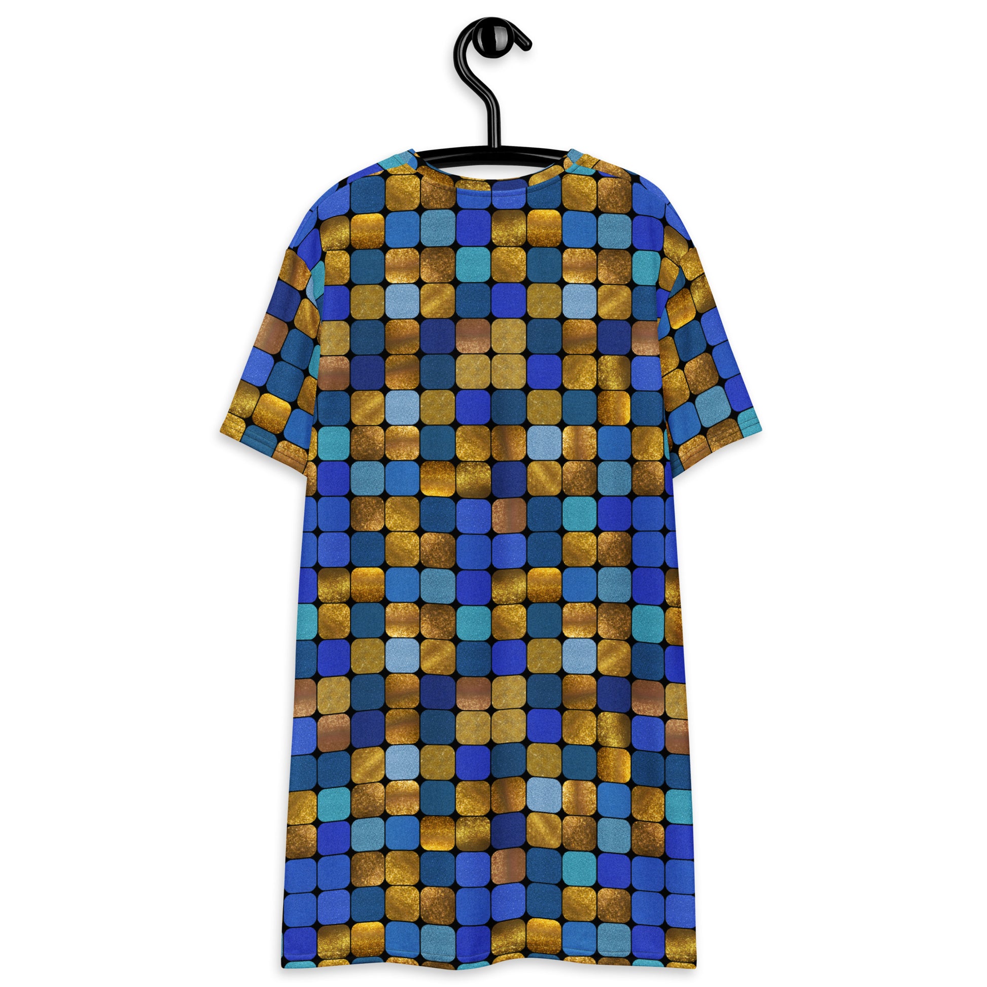 glitter tee shirt dress Classic Sequin Shirt Dress (with Red or Honolulu Blue Bars)