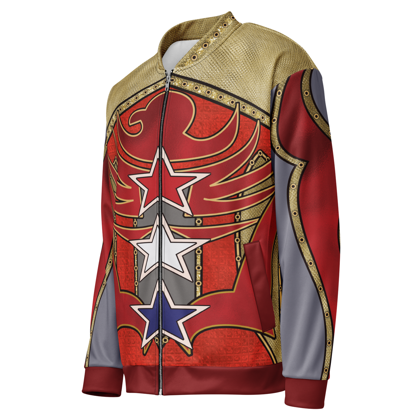 Wrestling-Cosplay Herren-Leggings und Jacken-Bundle, Eagle Slam Star