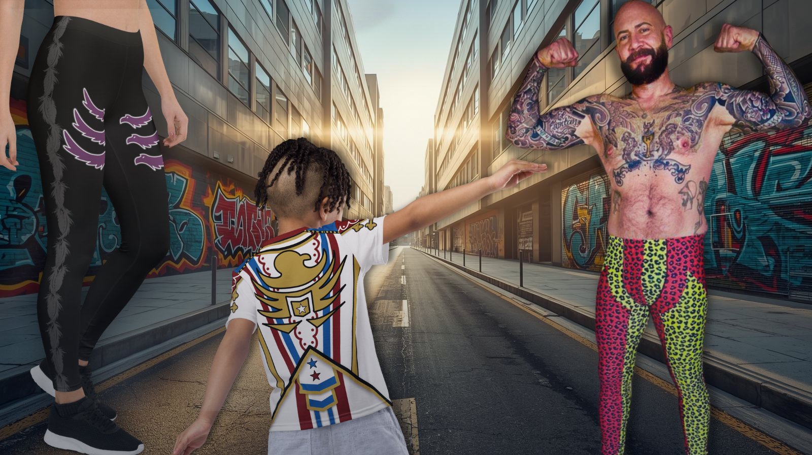 Cosplay-Sportbekleidung für Wrestling-Fans von BillingtonPix