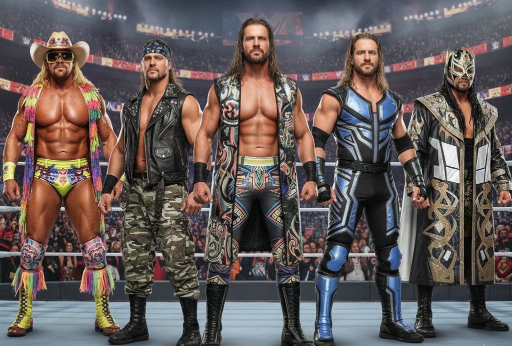 History of flashy WWE ring gear from Macho Man to modern superstars