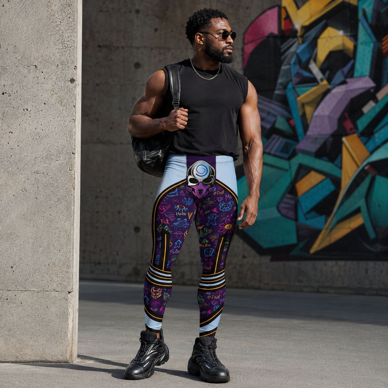 Alien Luchador Men's Wrestling Tights | BillingtonPix