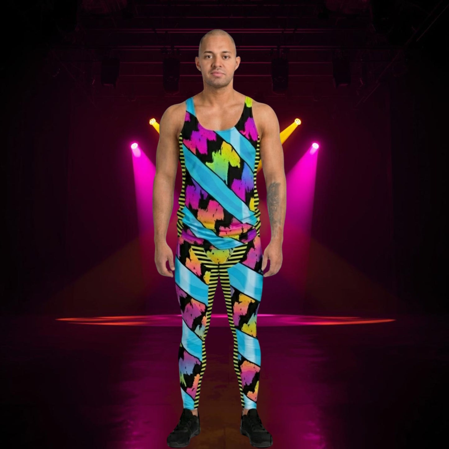 Herren-Leggings, Rainbowcore Cosplay