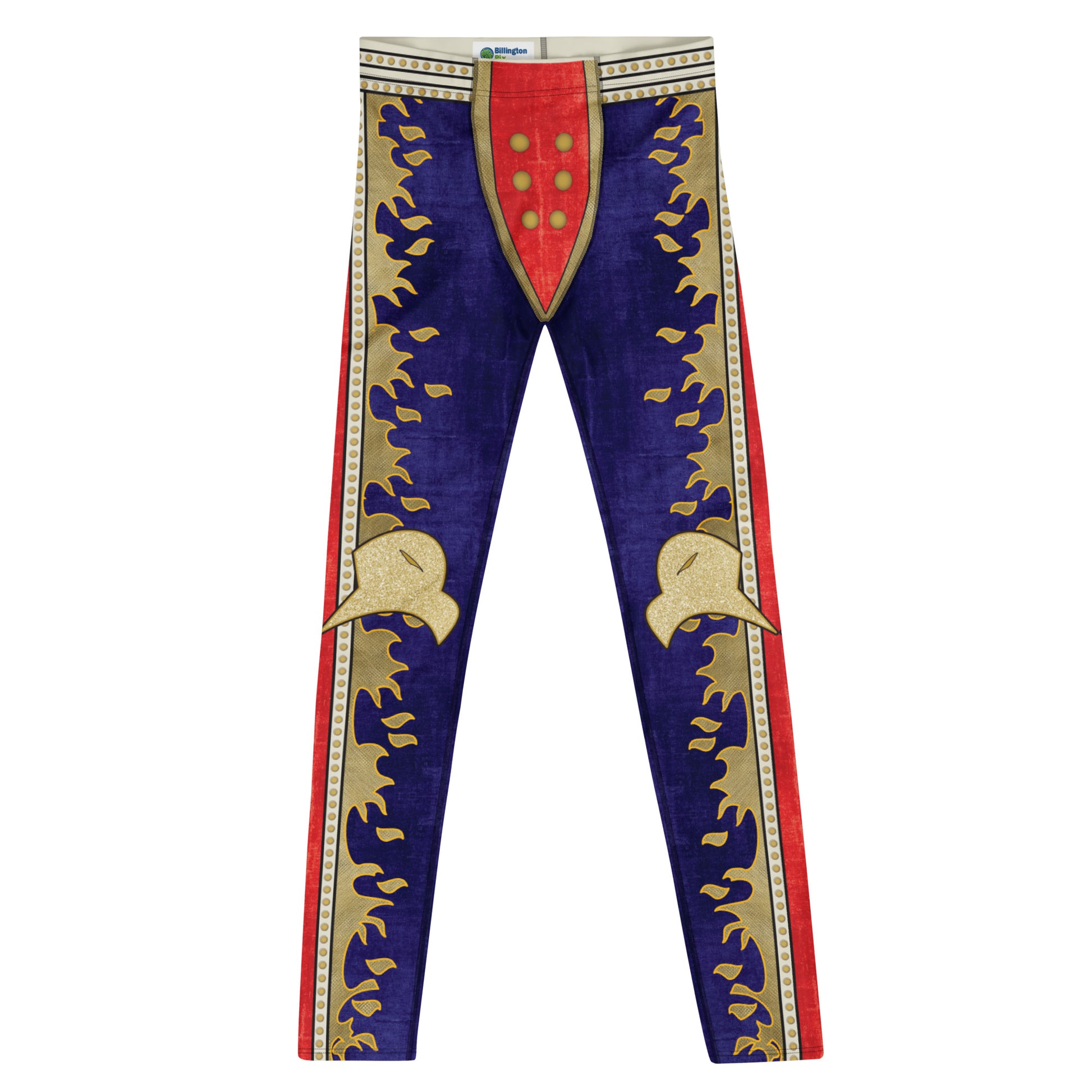 Military Eagle men's leggings with vintage championship inspired artwork