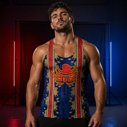 Mens Tank Top, Military Eagle