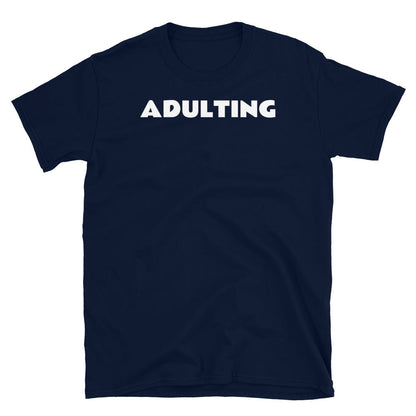 Camiseta divertida con meme de adultez