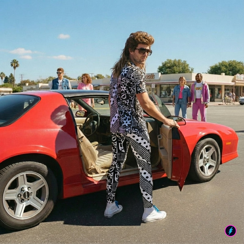 Blitz Vector hero card artwork - The Neon Speedster of the Renegades