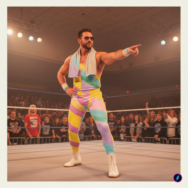 Blitz Vector hero card artwork - The Neon Speedster of the Renegades