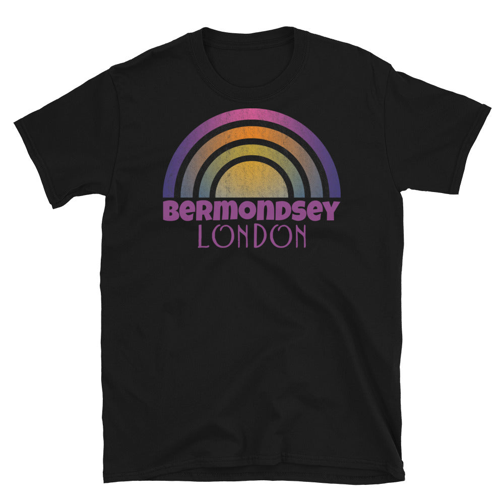 Camiseta con gráfico retrowave de Bermondsey London